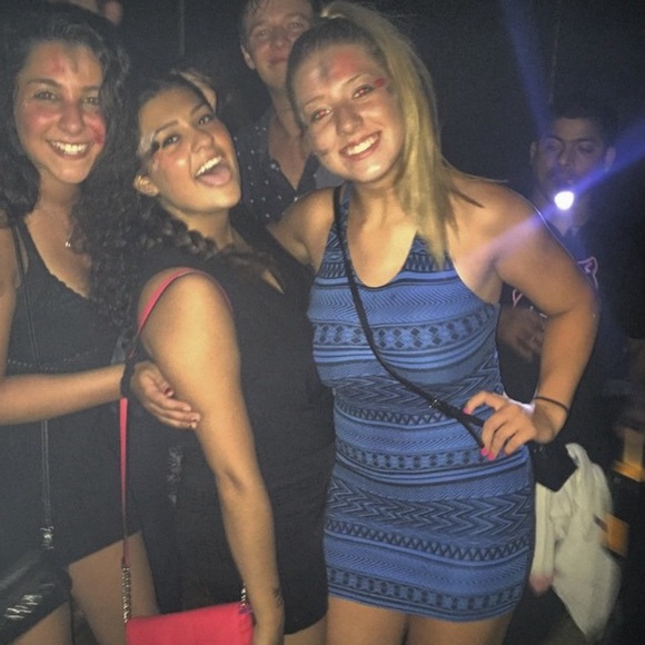 Tribal pattern sexy dress - Picture 6 of 6